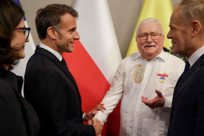 Macron i Wałęsa w Gdańsku. Te zdjęcia mówią więcej niż tysiąc słów
