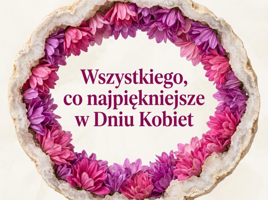 Kwiatowa geoda na Dzień Kobiet