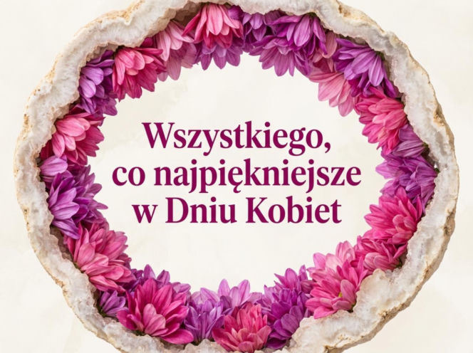 Kwiatowa geoda na Dzień Kobiet