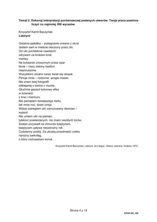 Matura 2021 polski rozszerzony, odpowiedzi, arkusze CKE, pytania, zadania, język polski poziom rozszerzony [10 maja 2021]