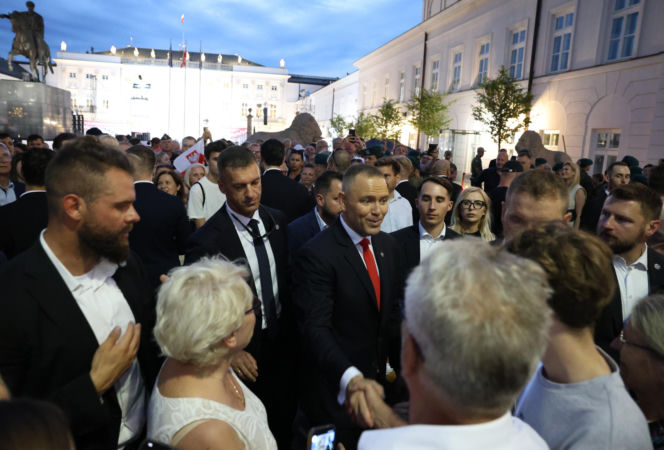 Marta Nawrocka na rocznicy zaprzysiężenia męża