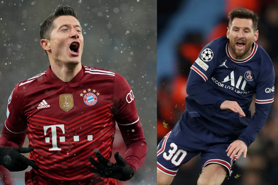 Robert Lewandowski i Leo Messi