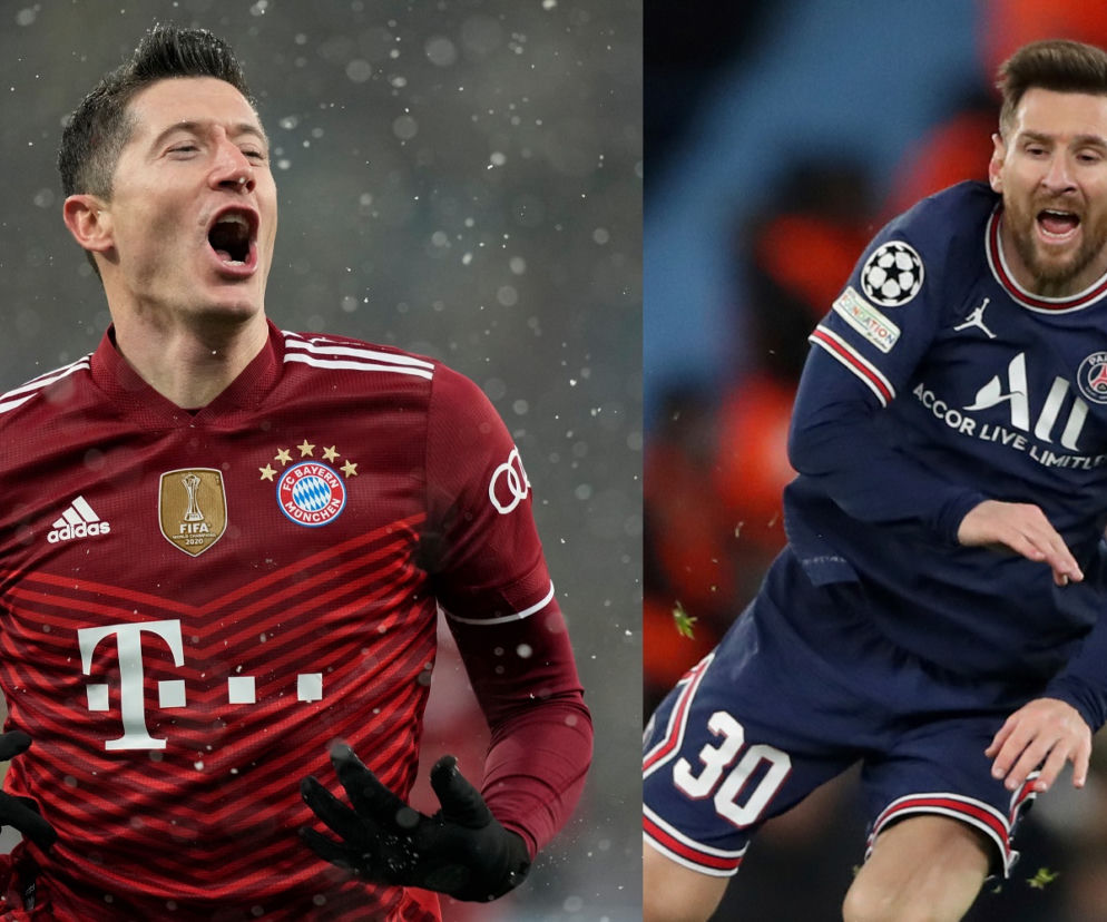 Robert Lewandowski i Leo Messi