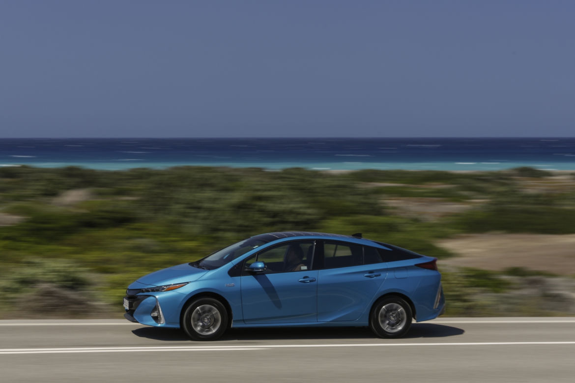 Toyota Prius Plug-in Hybrid na Rodos