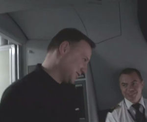 Prezydent Duda w kabinie pilotów