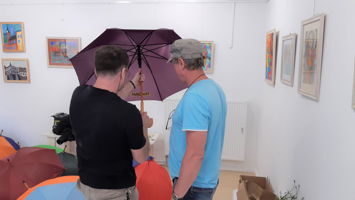 Kolorowe parasole letnią wizytówką Tarnowa