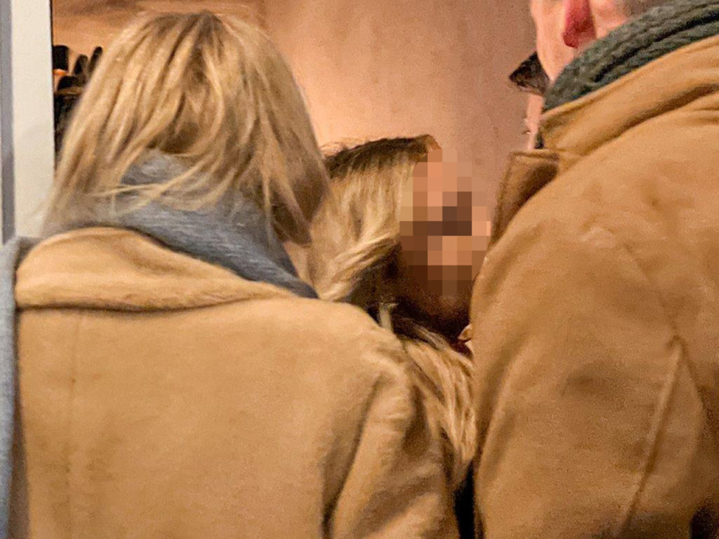 Marcin Mroczek z tajemniczą blondynką