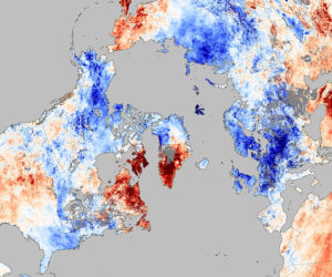 Różnica temperatur na świecie: Europa, Stany Zjednoczone, Azja