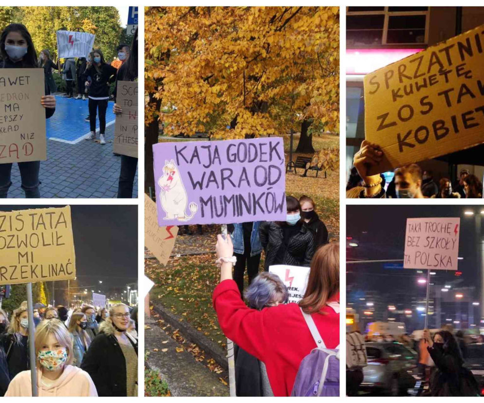 Protest kobiet na wesoło. Najlepsze hasła z banerów. Niektóre bawią do łez! [ZDJĘCIA]