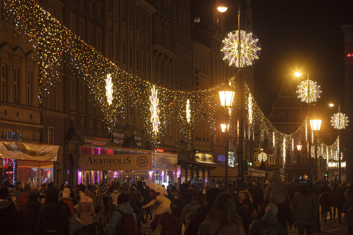 Iluminacja świąteczna we Wrocławiu
