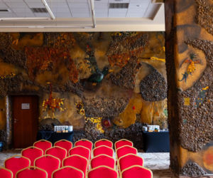 Mozaiki Rechowiczów w warszawskim Domu Chłopa - zobacz zdjęcia. Dziś mieści się tu Hotel Gromada