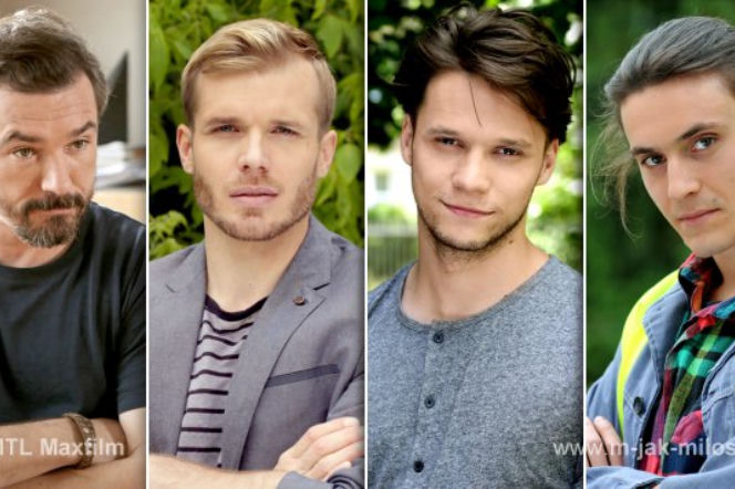 M jak miłość. Kacper Wroński (Łukasz Stawowczyk), Artur (Tomasz Ciachorowski), Michał Marszałek (Andrzej Andrzejewski), Maciek Górski (Maciej Cymorek)