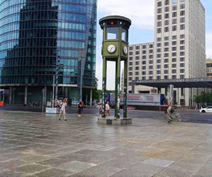Zegar z sygnalizatorem na Potsdamer Platz