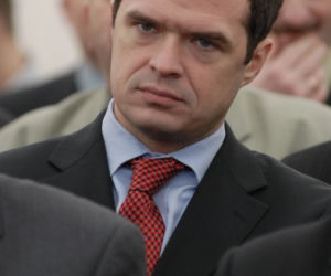 Sławomir Nowak na uroczystym otwarciu odcinka autostrady A1 w 2007 