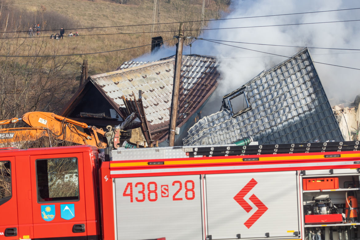 Tragedia w Ustroniu! Wybuch gazu rozsadził dom jednorodzinny