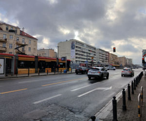 Skrzyżowanie ulic Grójeckiej, Wawelskiej i Kopińskiej w Warszawie