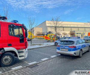 Koszmarny wypadek w Oleśnicy. Mężczyzna spadł ze schodów, zginął na miejscu