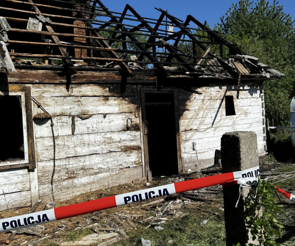 Tragiczny pożar pod Lublinem. W płomieniach zginęli Czesław i Anna