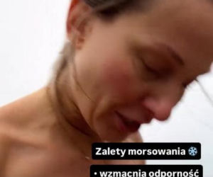 Fani drżeli o jej zdrowie, a ona… wskoczyła do lodu. Szokujące nagranie Joanny Moro!