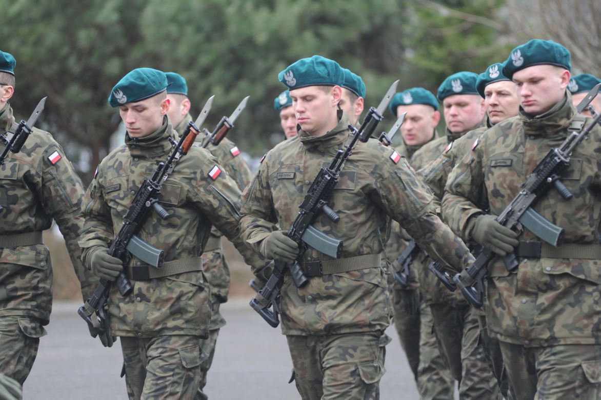 Ochotnicy złożyli przysięgę wojskową