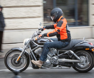 Piotr Kraśko i jego Harley Davidson