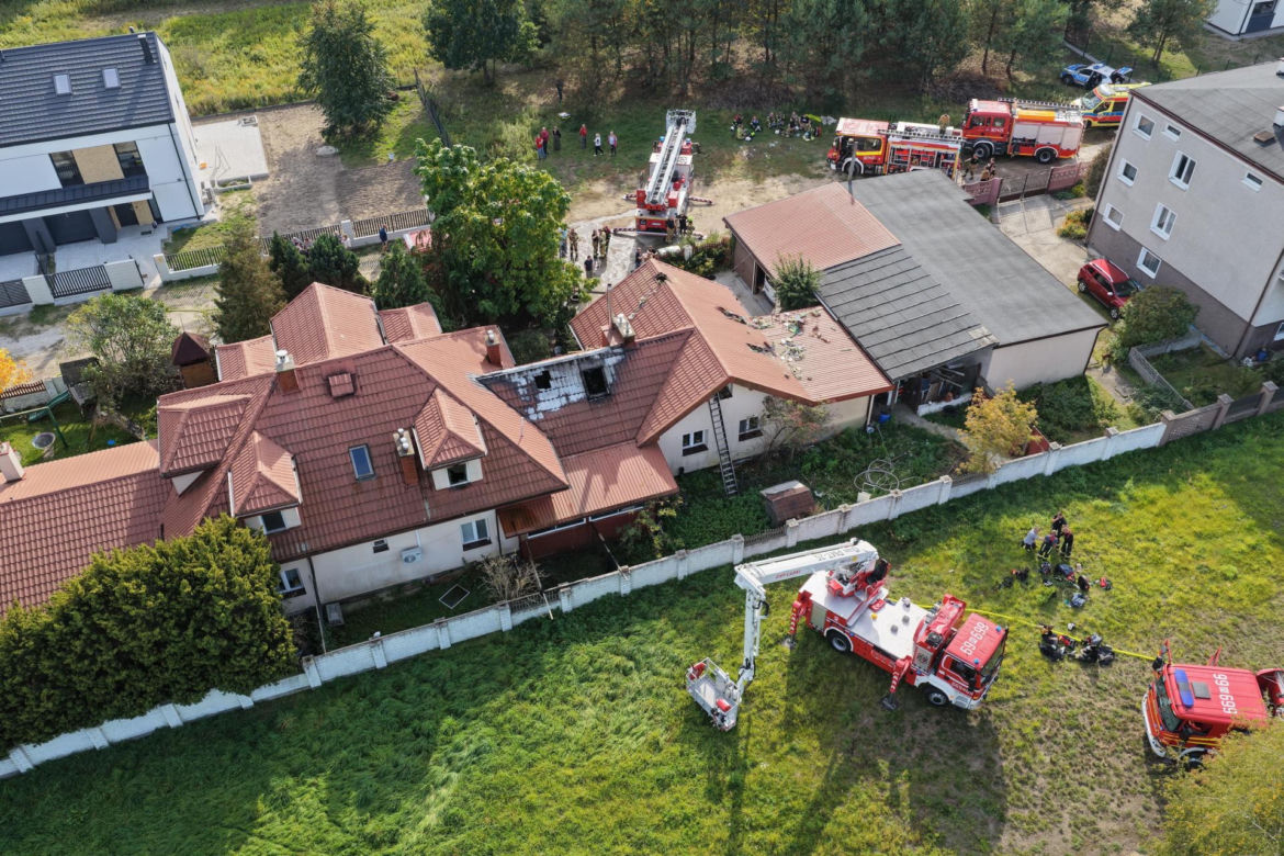 Pożar w domu opieki. Syn właścicieli rzucił się na ratunek. Finał jest tragiczny