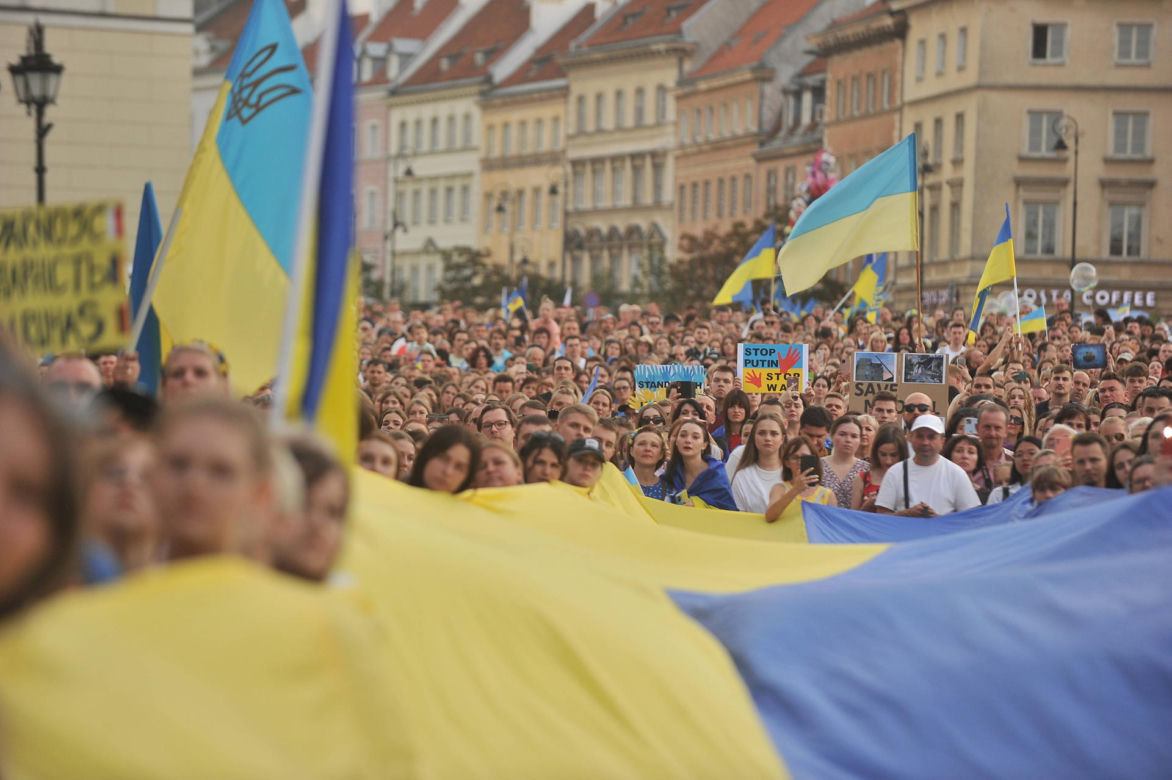 Warszawa Świętuje Dzień Niepodległości Ukrainy. Trzaskowski: „Zawsze będziemy z wami"