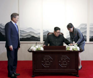 KOREA PÓŁNOCNA POŁUDNIOWA Kim Jong Un Moon Jae-in 