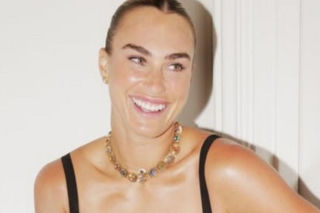 Aryna Sabalenka w prześwitującej sukience. Niemal wszystko było widać
