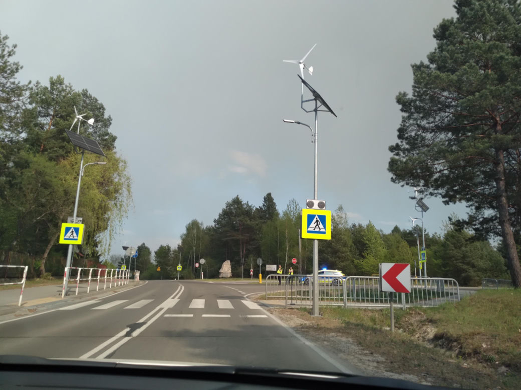 Pożar w Puszczy Białowieskiej