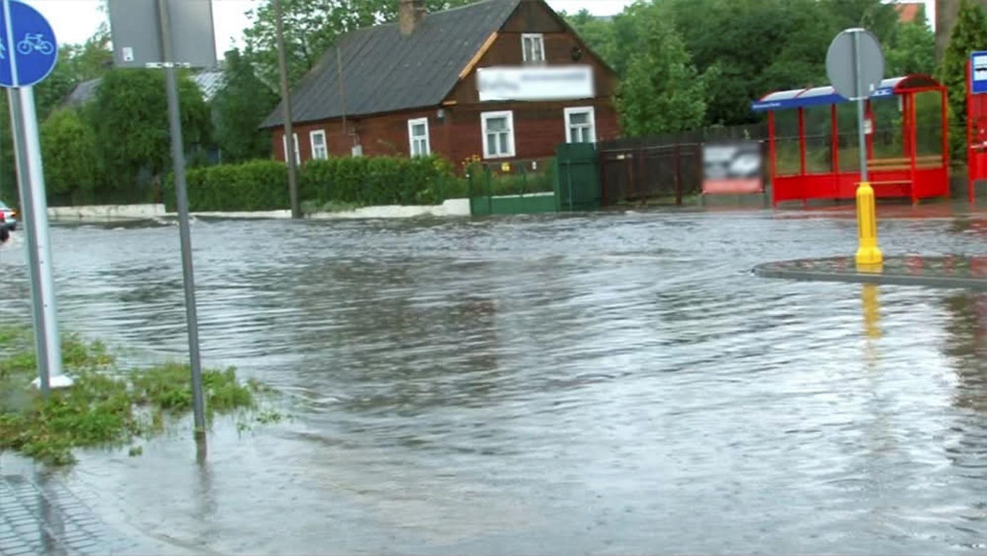 Ulewa w Suwałkach