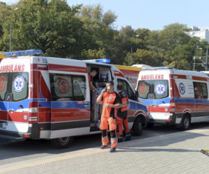 Wypadek na stacji metra Pole Mokotowskie