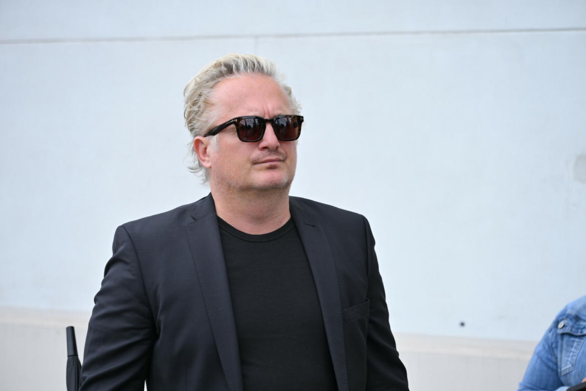 Mikołaj Cieślak na pogrzebie Joanny Kołaczkowskiej 