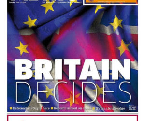BREXIT okładki gazet