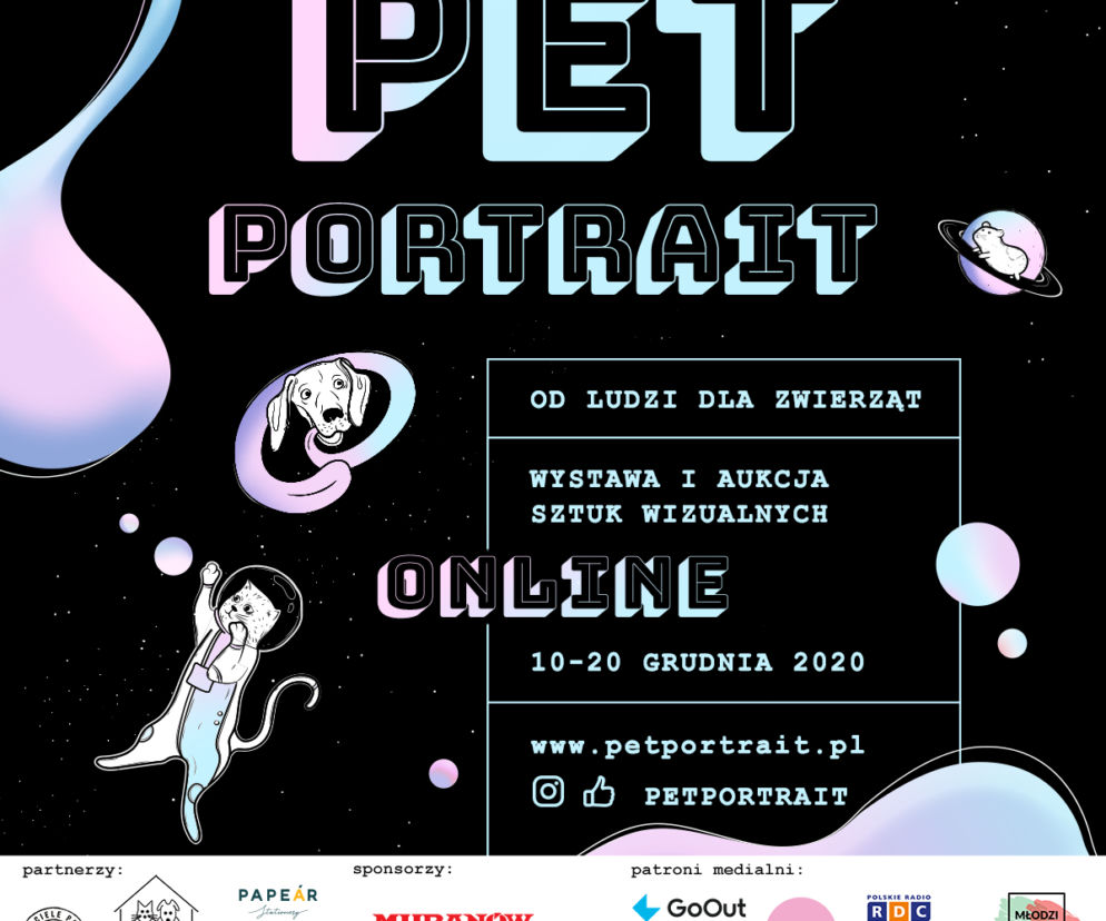Wylicytuj obraz i pomóż bezdomnym zwierzakom! Trwa akcja charytatywna Pet Portrait.