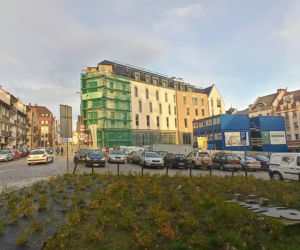 Budowa hotelu na Podzamczu - listopad 2020