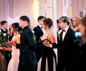 Studniówka siedleckiej Królówki 2026 - walc i polonez