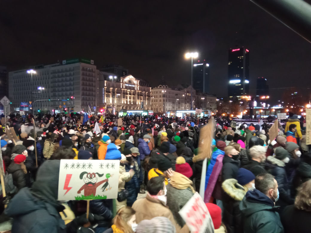 Strajk kobiet w Warszawie (29.01.2021)