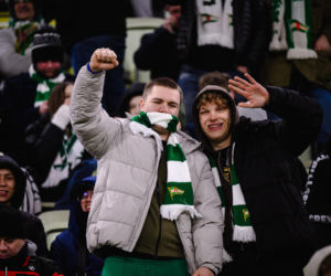 Lechia Gdańsk - Cracovia, zdjęcia kibiców z meczu 20. kolejki PKO BP Ekstraklasy