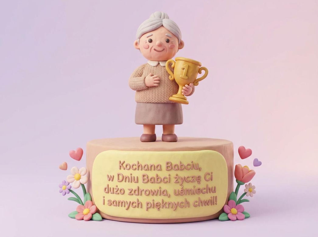Kartka z życzeniami na Dzień Babci 2026