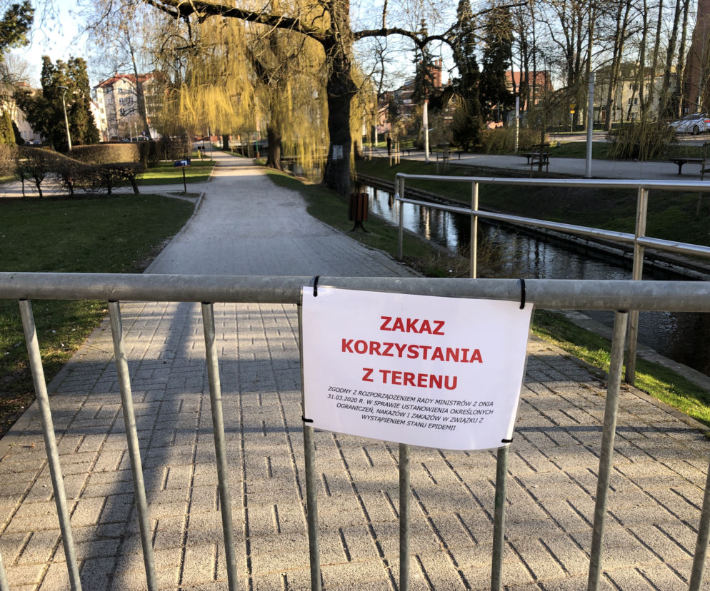 Zakaz wstępu do parku 