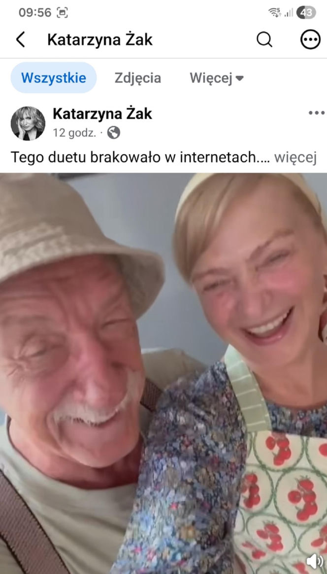 Ranczo 11 sezon. Solejukowa (Katarzyna Żak), Solejuk (Sylwester Maciejewski) na planie