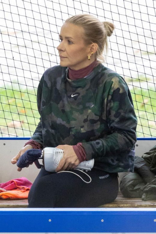 Aneta Zając na łyżwach