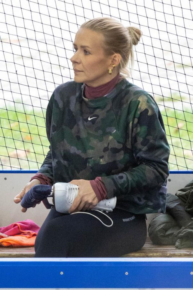 Aneta Zając na łyżwach