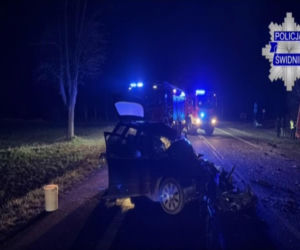 Czołowe zderzenie audi z autobusem. Tragiczny wypadek na drodze pod Lublinem