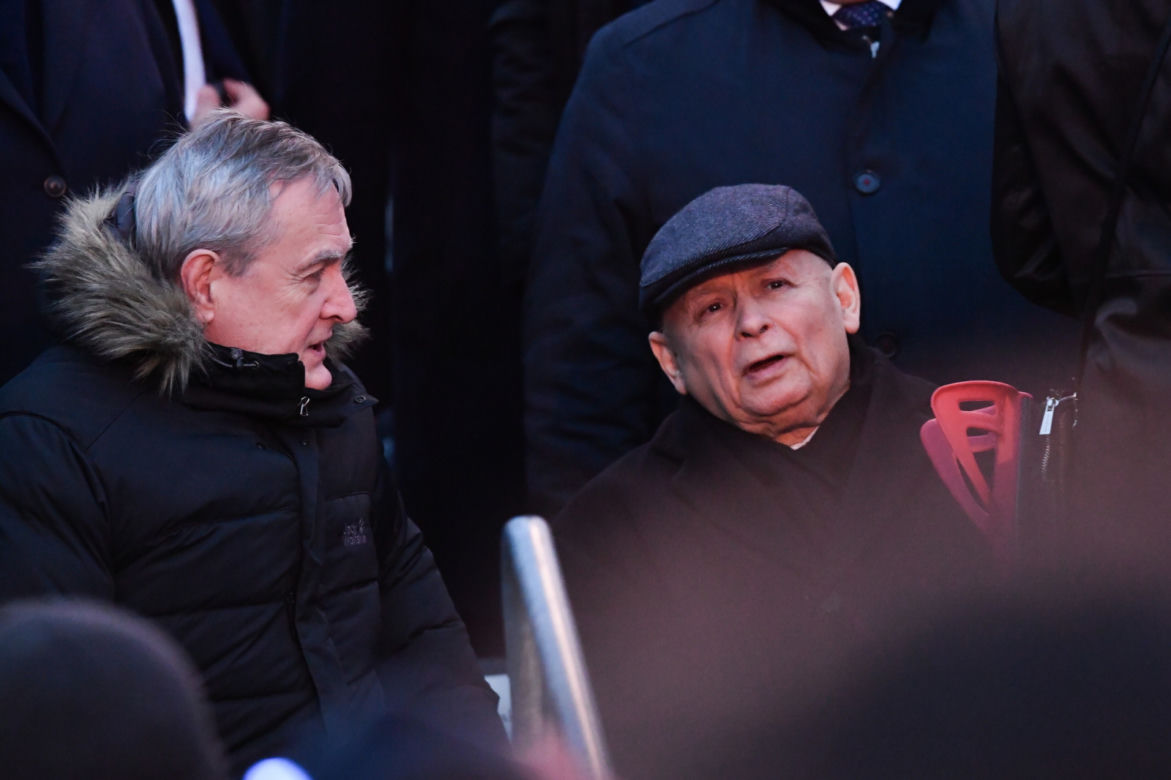 Wystąpienie Joe Bidena w Arkadach Kubickiego w Warszawie