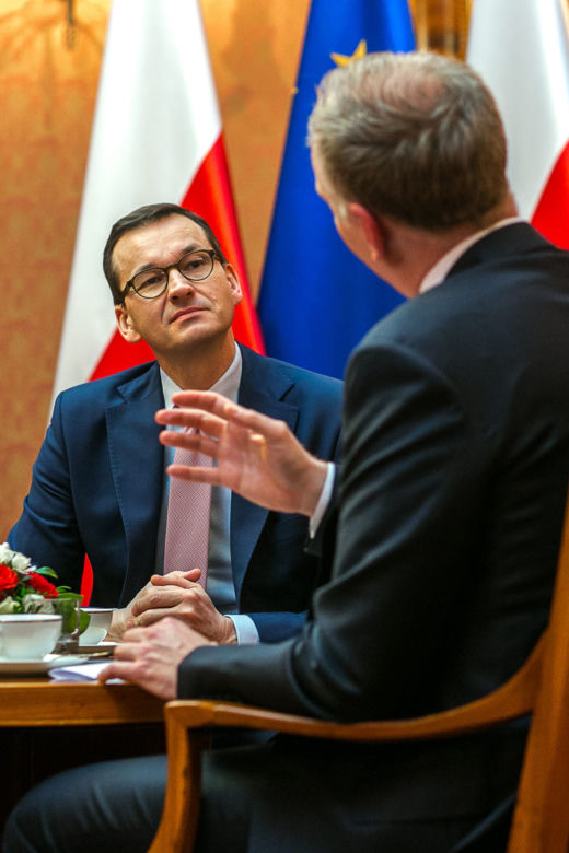  Wywiad redaktora naczelnego Super Expressu Grzegorza Zasępy z premierem Mateuszem Morawieckim 