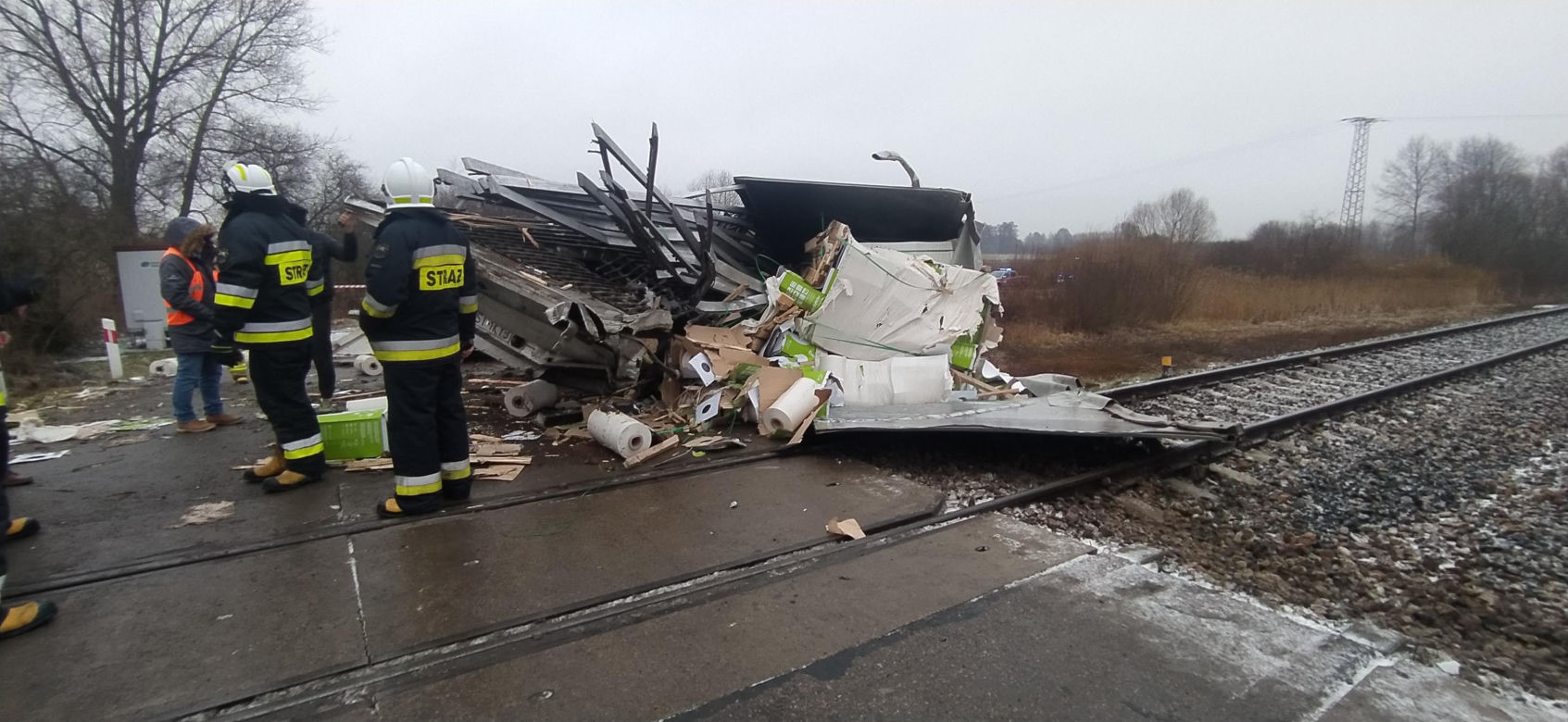 Cudem uniknął śmierci. Poważny wypadek na torach