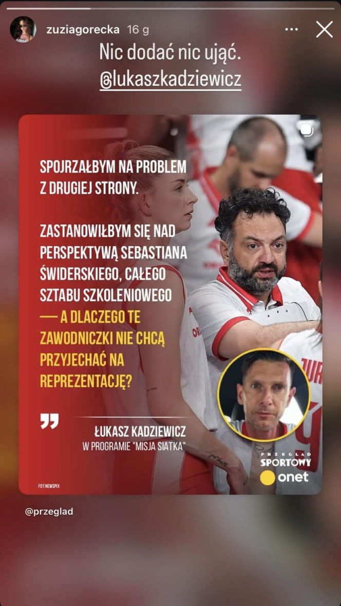 Zuzanna Górecka o braku gry w reprezentacji Polski