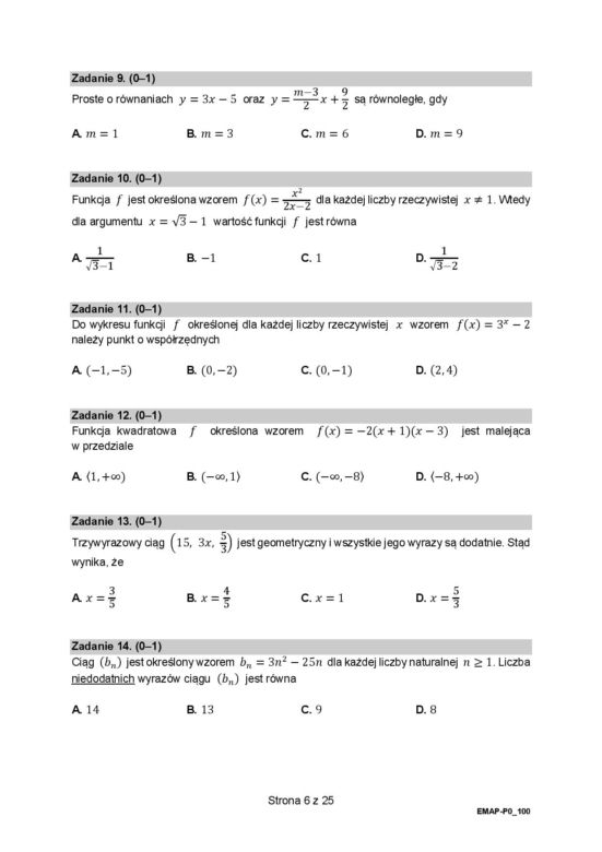 Matura 2021 matematyka